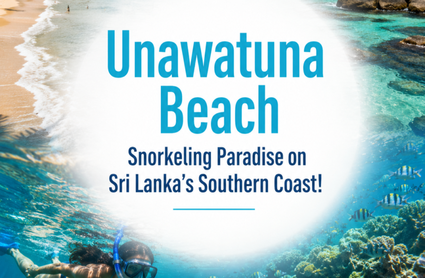 Unawatuna Beach: Snorkeling Paradise on Sri Lanka’s Southern Coast