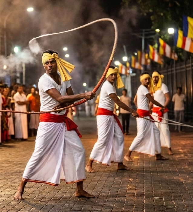Whip Crackers of Esala Perahera