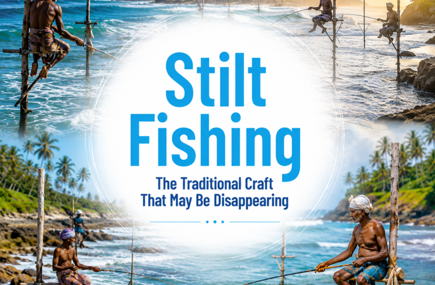 Stilt Fishing in Sri Lanka
